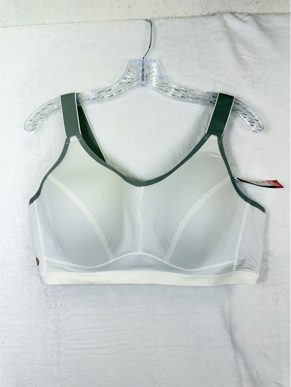 LIVI Cacique 40DD High Impact Underwire Sports Bra Gray Lane Bryant New NWT